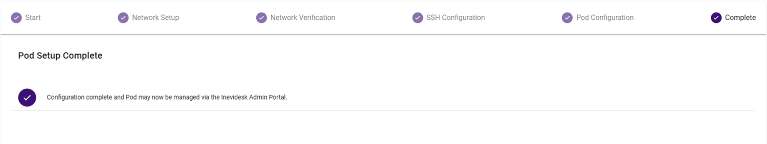 Finish applying pod configuration